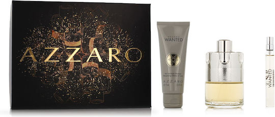 Azzaro Wanted Ανδρικό Σετ με Eau de Toilette 3τμχ