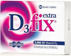 Uni-Pharma D3 Fix Extra Vitamină pentru Imunitate 2000iu '''' 60 file