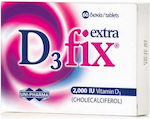 Uni-Pharma D3 Fix Extra Βιταμίνη για το Ανοσοποιητικό 2000iu 60 ταμπλέτες