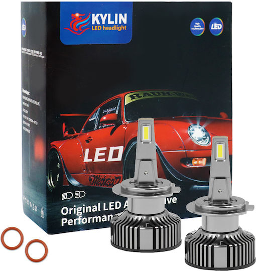 Lampen Auto H7 Canbus LED 6500K Kaltes Weiß 12-24V 90W 2Stück