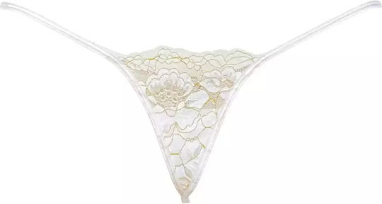 Milena by Paris Micro Γυναικείο Sexy Slip Λευκό
