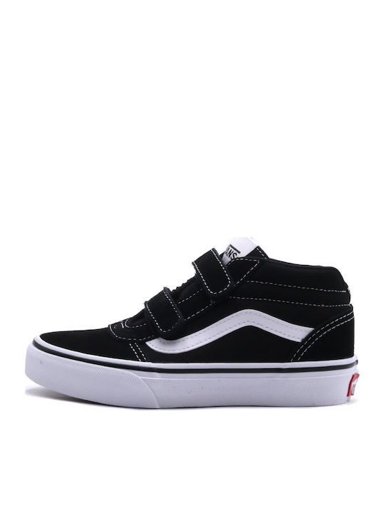 Ward Mid V Παιδικά Sneakers High με Σκρατς Μαύρα