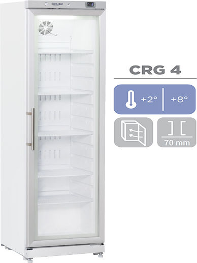 Cool Head Ψυγείο Φαρμακείου CRG 4 MED 40lt Ψύξη από 2°C έως 8°C Υ187.5xΠ60xΒ70.8cm