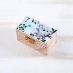 Christening Favor with Box made of Wood