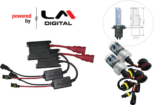 Kit Xenon Auto H7 12V 6000K Alb Rece