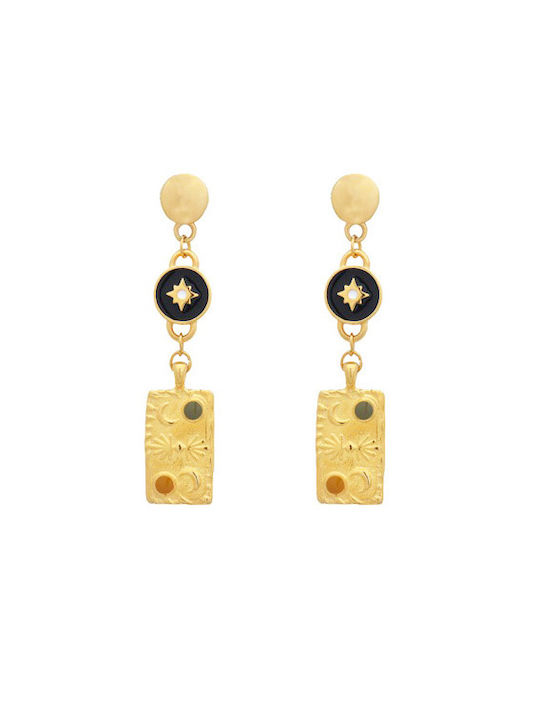 Cactus Jewelry Earrings Gold Plated