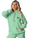 Bodymove Women's Hooded Sweatshirt Turquoise