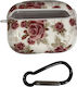 Coolyer Θήκη Πλαστική με Γάντζο Roses για Apple AirPods Pro