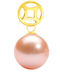 Margaritari Charm Mit Steinen Aus Roségold 18K Rosa