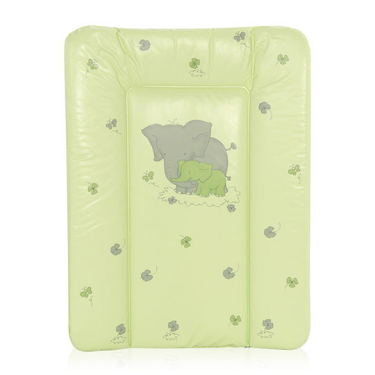 Lorelli Weiche Wickelauflage aus Stoff Green Elephants 50x70cm