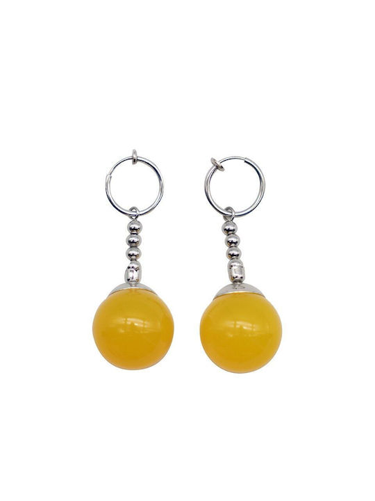 Abysse Set Earrings with Clip made of Retina