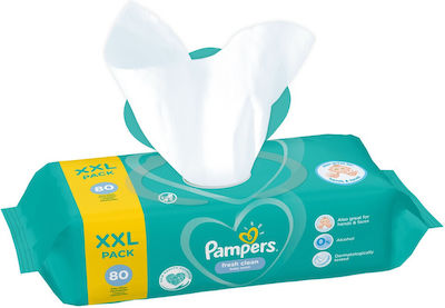 Pampers Fresh Clean Μωρομάντηλα 80τμχ