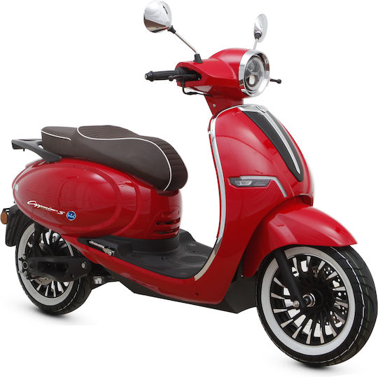 WheelnWater Electric Scooter Power 3500W Autonomy 110km Red Color