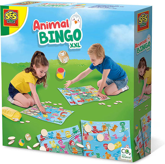 Επιτραπέζιο Παιχνίδι Bingo Cu Animale Xxl 4+ Ετών Ses Creative