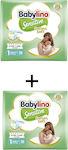 Babylino Scutece cu bandă adezivă Sensitive Cotton Soft Sensitive 1+1 Nr. 1 pentru 2-5 kgkg 52buc