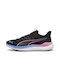 Puma Reflect Lite Γυναικεία Αθλητικά Παπούτσια Running Μαύρα