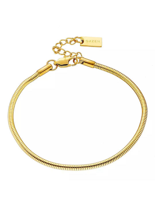 Oxzen Bracelet Chain made of Steel Gold Plated