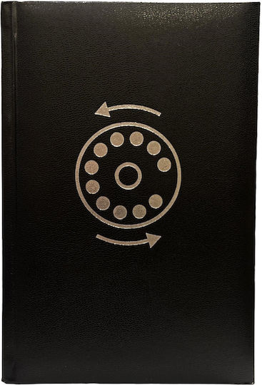 The Writing Fields Fields Telefonbuch Schwarz 14x21cm