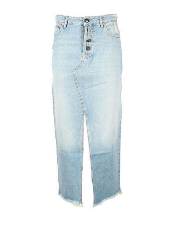 Semicouture Denim Rock in Blau Farbe