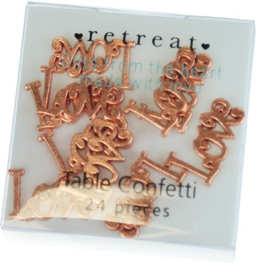 Synchronia Love Element decorativ pentru proiecte DIY Rose Gold