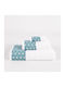 Linea Interiors Set Babyhandtücher 3tlg Aqua Gewicht 500gr/m²