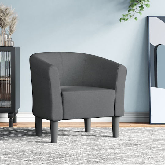 Barrel Sessel Dark Grey 70x56x68cm