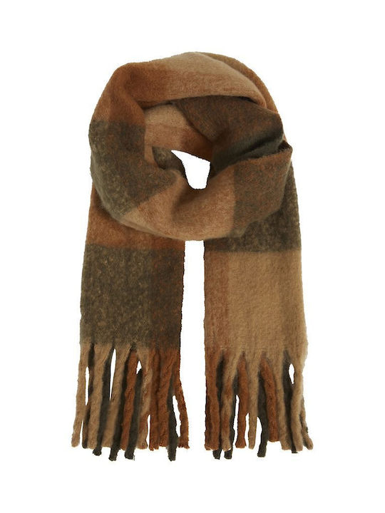 ICHI Women's Wool Scarf Orange