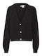 ICHI Women's Knitted Cardigan Black