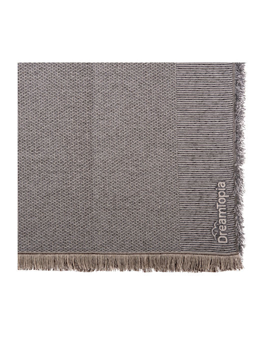 HomeMarkt Dreamtopia Armchair Throw 245x170cm Grey