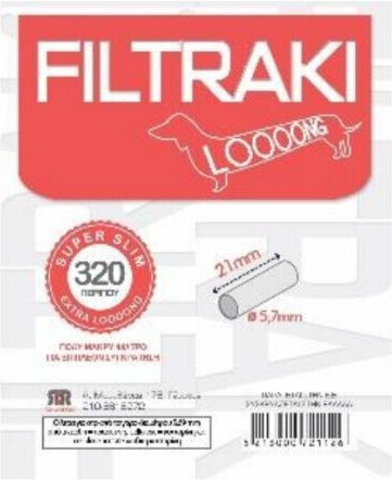 Filtraki Filtertips Einfach 5.7mm 500x1Stk Lang