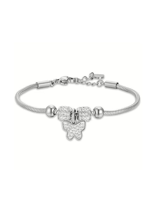 Luca Barra Kinderarmband Kette mit Schmetterling