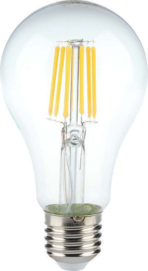 V-TAC Λάμπα LED 10W 105mm για Ντουί E27 και Σχήμα A60 Ψυχρό Λευκό 1055lm