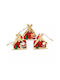 Hanging Ornament House Wooden Illuminated