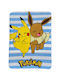 Κουβέρτα Κούνιας Pokémon Παιδική Fleece Μπλε Μπλε 140x100εκ.