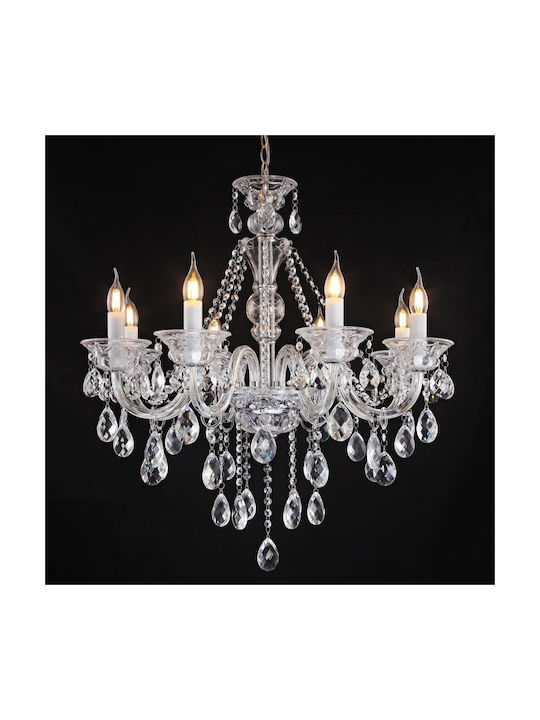 Artekko Chandelier with Crystals Transparent 023-3028