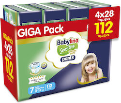Babylino Cotton Soft Pants No. 7 for 15-25kgkg 112pcs
