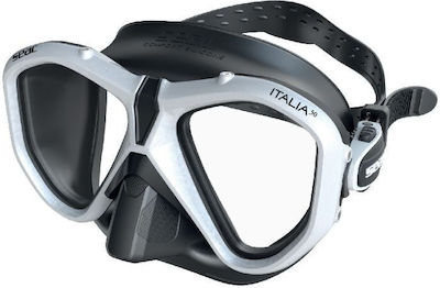 Seac Diving Mask Silicone Italia 50 in White color