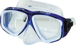 XDive Diving Mask Silicone Matrix in Blue color