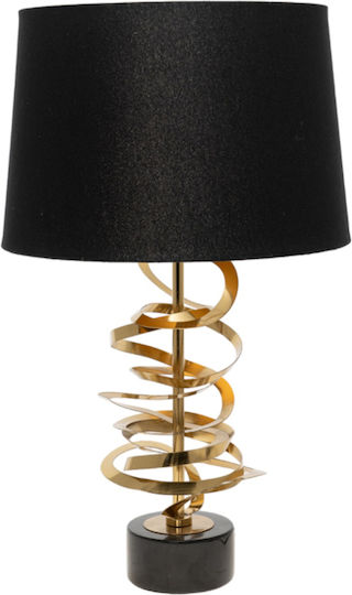 Zen Collection Metal Lampă de masă cu Abajur Negru și Bază