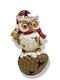 Angiolina Weihnachtliche Keramisch Figur Eule Höhe 17cm