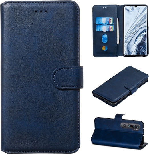 Cc9 Pro Classic Calf Texture Horizontal Buchen Sie Synthetisches Leder Blau (Xiaomi Mi Note 10 / Mi Note 10 Pro)