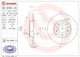 Brembo Discuri de frână pentru Alfa Romeo Brera Fiat 500X Jeep Busolă Renault Păianjen