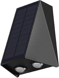 Powertech Επιτοίχιο Ηλιακό Φωτιστικό 1.5W 100lm