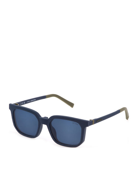 Sting Men's Sunglasses with Navy Blue Plastic Frame and Blue Polarized Lens USJ720 J99P