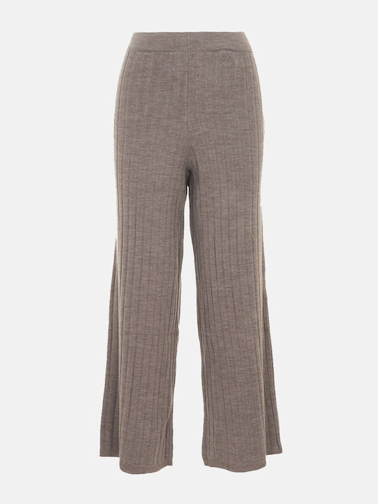 Only Women's High-waisted Fabric Trousers Sandy...