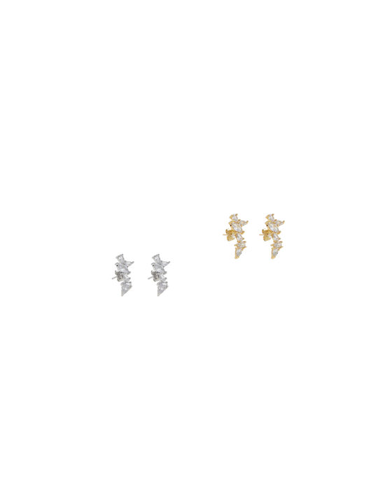 Ro-Ro Accessories Earrings Gold Plated with Stones