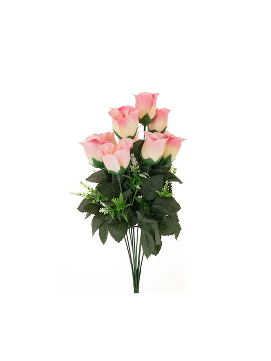 Iliadis Bouquet of Artificial Flowers Rose Pink 1pcs