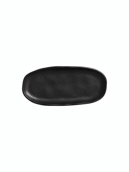 Porto Brasil Plate Serving Platter Oval Black 16.5x8cm