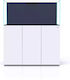 Nyos Fish Aquarium Capacity 262lt with 125x55x55cm White