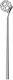 Alessi Honiglöffel Inox Gray 1pcs